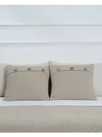 Наволочка декоративная вязаная для подушки 45 x 45 см хлопок