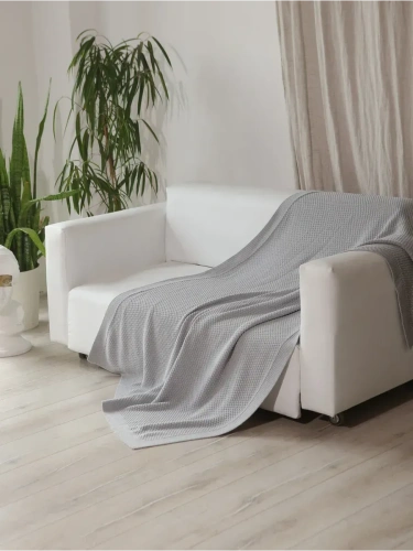 Плед 150х200 покрывало на диван кровать вязаный детский фото 7