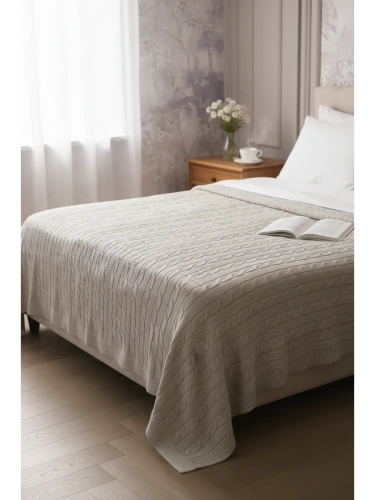 Плед 150х200 покрывало на диван кровать вязаный детский