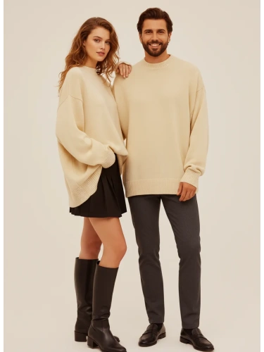 Свитер оверсайз женский и мужской теплая унисекс фото 2