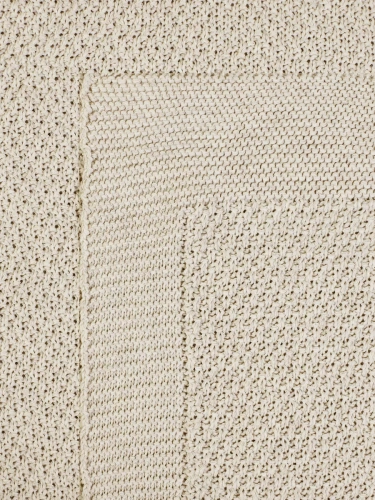 Плед вязаный для малыша 110x90 см хлопок для новорожденных фото 3