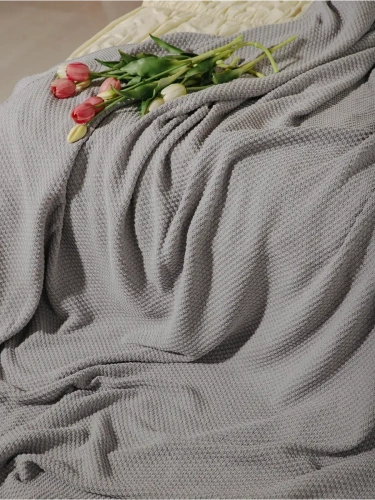 Плед 150х200 покрывало на диван кровать вязаный детский фото 8