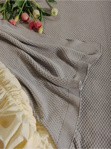 Плед 150х200 покрывало на диван кровать вязаный детский фото 5