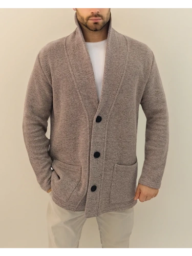 Кардиган на пуговицах длинный повседневный накидка удлиненный фото 4