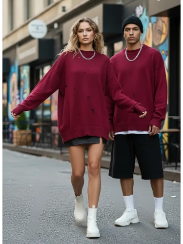 Свитер оверсайз рваный женский и мужской теплая унисекс фото 3