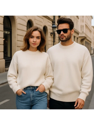 Свитер оверсайз женский и мужской теплая унисекс фото 6