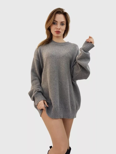 Свитер оверсайз женский и мужской теплая унисекс фото 8