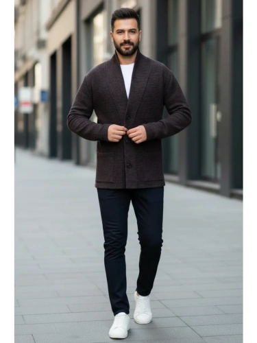 Кардиган на пуговицах длинный повседневный накидка удлиненный фото 6