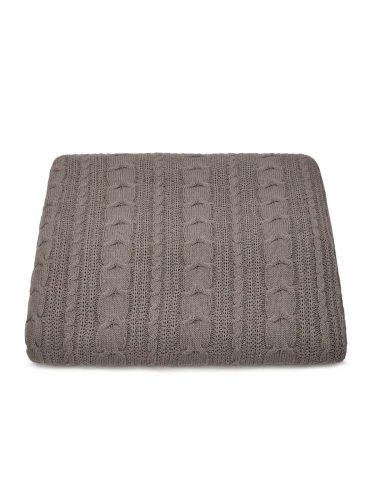 Плед 160х220 на кровать диван покрывало вязаный Хлопок 100 % фото 4