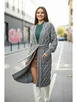 Кардиган женский удлиненный летний оверсайз