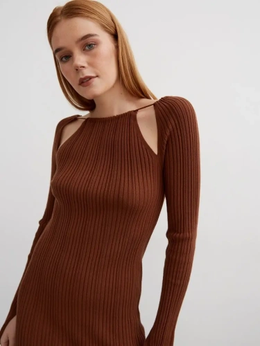 Платье вечернее праздничное офисное повседневное вязаное