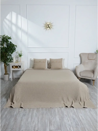 Наволочка декоративная вязаная для подушки 45 x 45 см хлопок фото 2