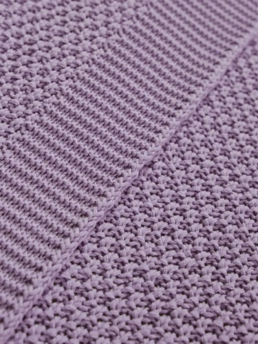 Плед 180х220 на кровать диван покрывало вязаный Хлопок 100 % фото 3