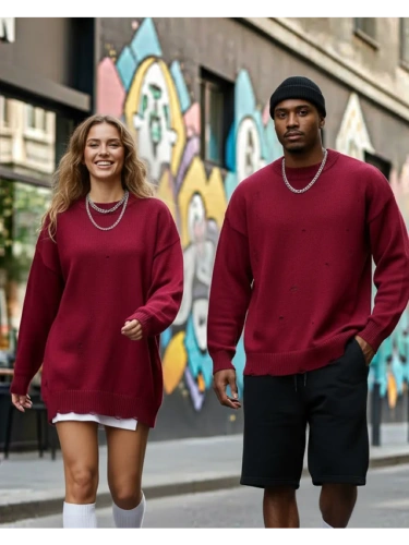 Свитер оверсайз рваный женский и мужской теплая унисекс фото 4