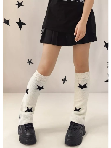 Гетры вязаные аниме со звездами фото 2