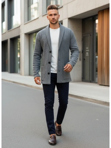 Кардиган на пуговицах длинный повседневный накидка удлиненный фото 7