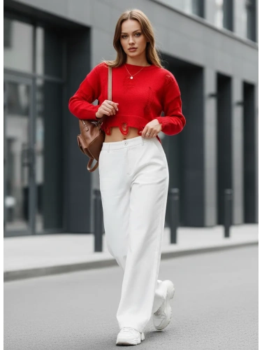 Свитер укороченный c рваным эффектом оверсайз кофта фото 8