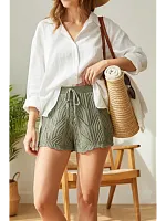 Шорты женские летние Пляжные кроше короткие