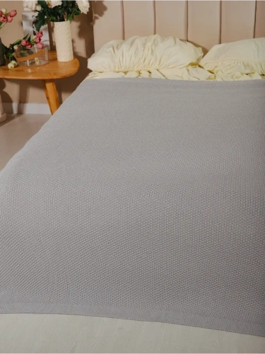 Плед 150х200 покрывало на диван кровать вязаный детский фото 9