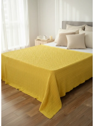 Плед 150х200 покрывало на диван кровать вязаный детский фото 2