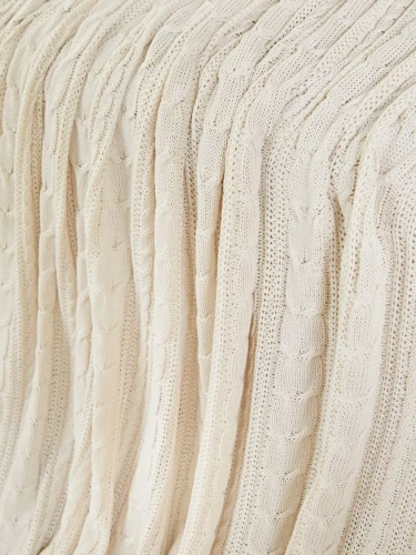 Плед 200х220 на кровать диван покрывало вязаный Хлопок 100 % фото 4