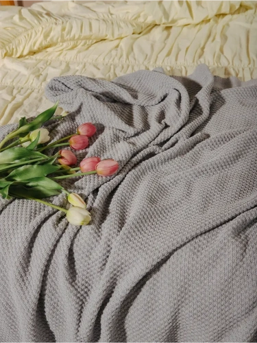 Плед 150х200 покрывало на диван кровать вязаный детский фото 12