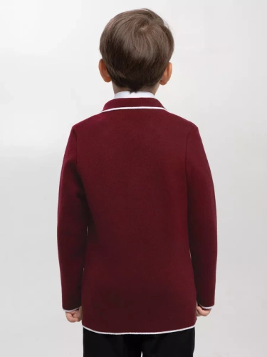 Кардиган Пиджак для мальчика Школьный вязаный Жакет кофта фото 4