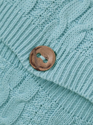 Наволочка декоративная вязаная для подушки 45 x 45 см хлопок фото 3