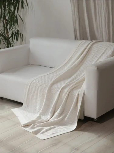 Плед 220х240 на кровать диван покрывало вязаный Хлопок 100 % фото 4