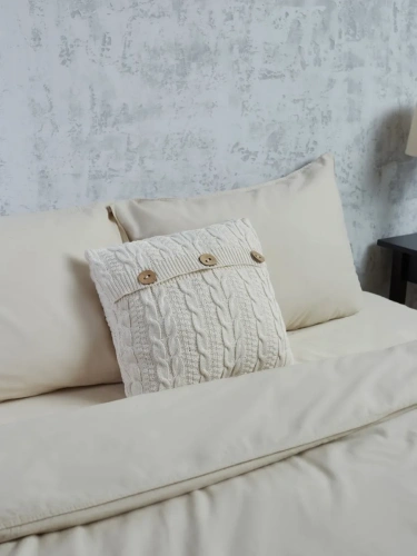 Плед 200х220 на кровать диван покрывало вязаный хлопок 100% фото 8