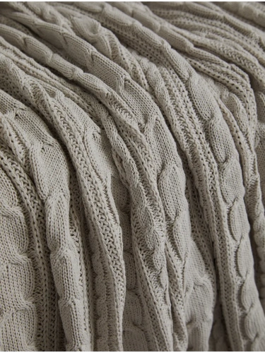 Плед 160х220 на кровать диван покрывало вязаный Хлопок 100 % фото 2