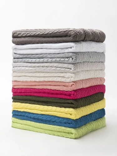 Плед 180х220 на кровать диван покрывало вязаный Хлопок 100 % фото 8