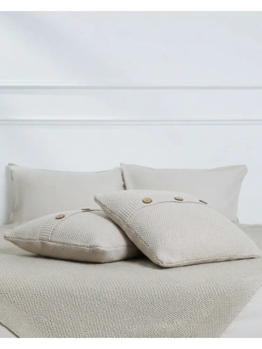 Плед 180х220 на кровать диван покрывало вязаный Хлопок 100 % фото 9