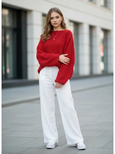 Вязаный свитер оверсайз удлиненный фото 3