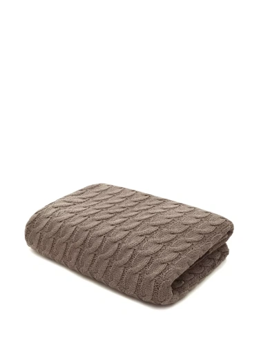 Плед вязаный для малыша 110x90 см хлопок для новорожденных фото 3