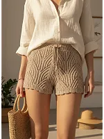 Шорты женские летние Пляжные кроше короткие