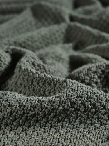 Плед 220х240 на кровать диван покрывало вязаный Хлопок 100 % фото 3