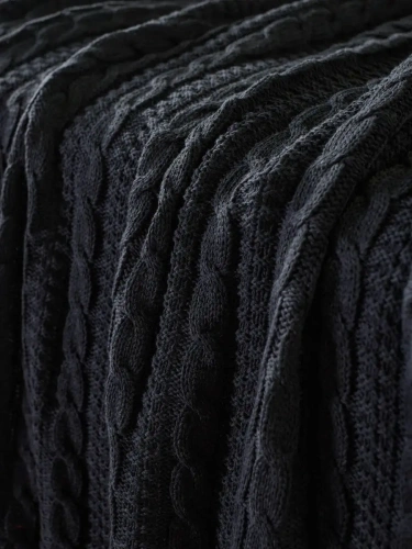 Плед 220x240 на кровать диван покрывало вязаный хлопок 100% фото 2