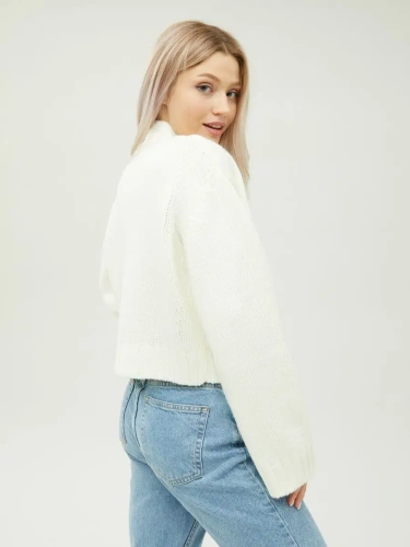 Кардиган укороченный Болеро короткий оверсайз молодежный фото 3