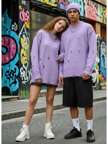 Свитер оверсайз рваный женский и мужской теплая унисекс фото 4