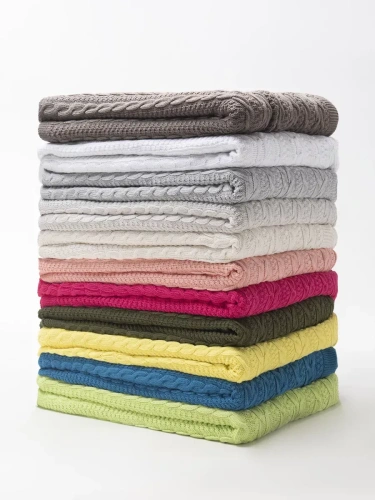 Плед 160х220 на кровать диван покрывало вязаный Хлопок 100 % фото 7