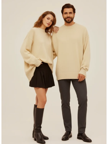 Свитер оверсайз женский и мужской теплая унисекс фото 6