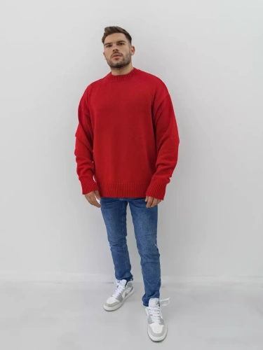 Свитер оверсайз женский и мужской теплая унисекс фото 7