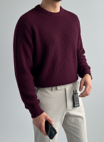 Свитер оверсайз теплый вязаный джемпер