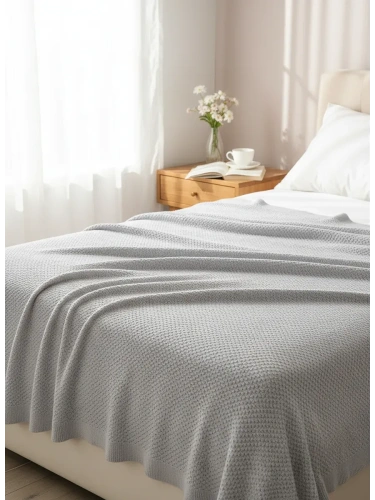 Плед 150х200 покрывало на диван кровать вязаный детский фото 6