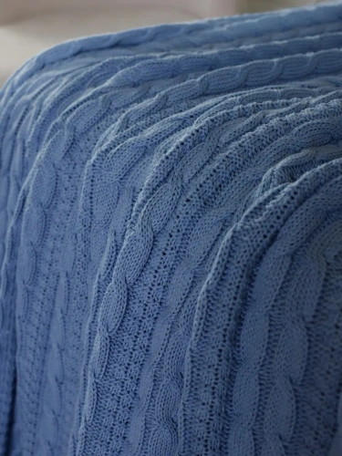 Плед 200x220 на кровать диван покрывало вязаный хлопок 100% фото 3