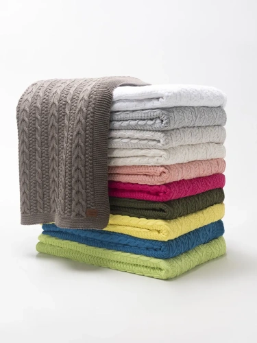 Плед 220х240 на кровать диван покрывало вязаный Хлопок 100 % фото 7