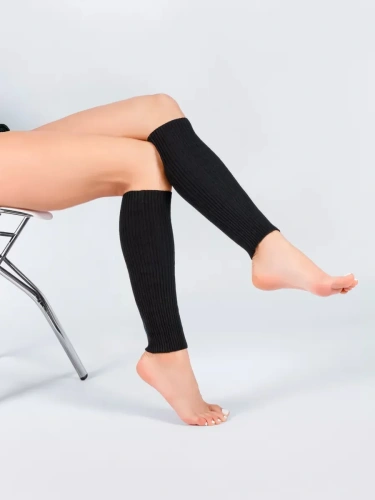 Митенки длинные темно-серый перчатки без пальцев гетры фото 9