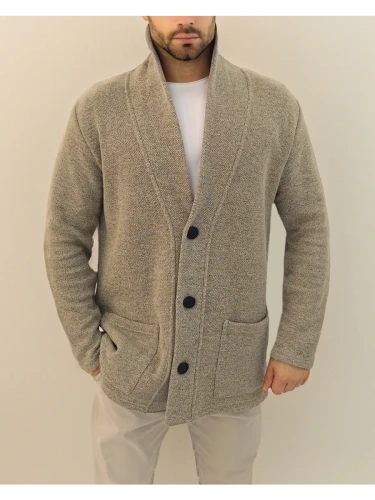 Кардиган на пуговицах длинный повседневный накидка удлиненный