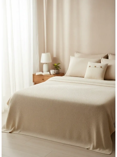 Плед 200х220 на кровать диван покрывало вязаный Хлопок 100 % фото 8